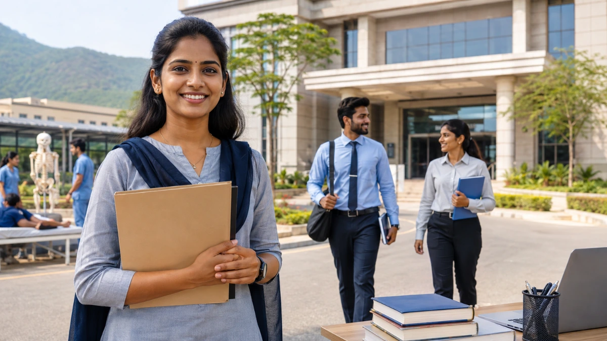GIRHFWT Recruitment 2026: உதவியாளர், கிளார்க் உள்ளீட்ட பணிகளுக்கு அறிவிப்பு வெளியீடு - விண்ணப்பிக்கும் முறை இதோ! 1 GIRHFWT Recruitment 2026 featured image showing young graduates at a modern government institutional campus in Dindigul